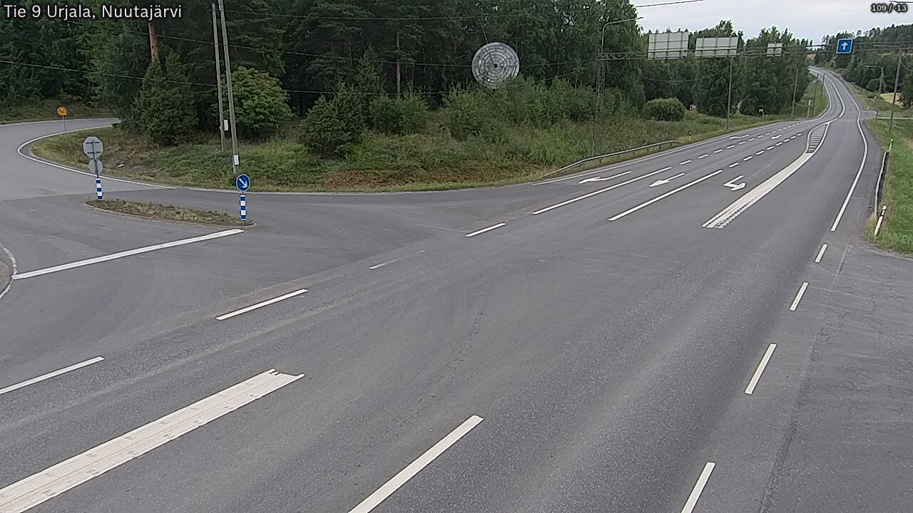 Kelikamerat Kuva Tie 9 Urjala, Nuutajärvi, Urjala, Pirkanmaa