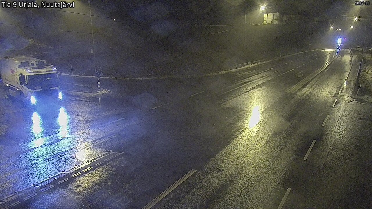 Weather Camera Image Väg 9 Urjala, Notsjö, Urjala, Pirkanmaa