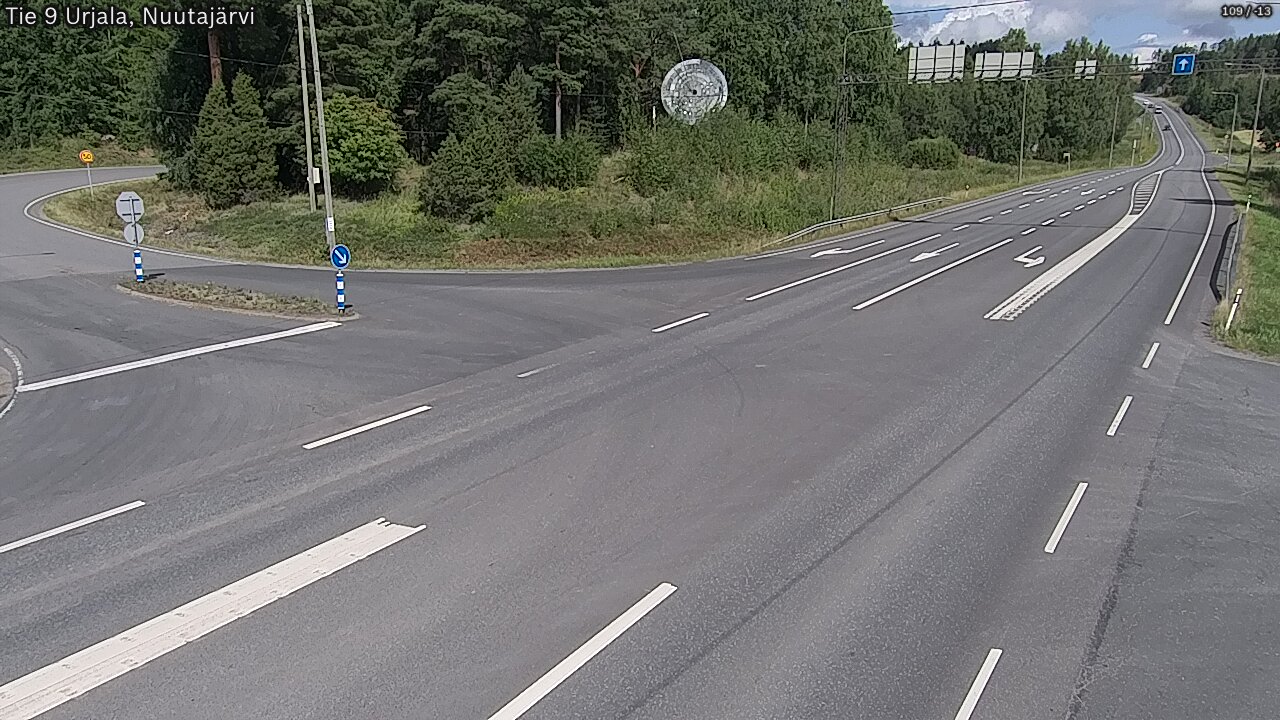 Kelikamerat Kuva Tie 9 Urjala, Nuutajärvi, Urjala, Pirkanmaa