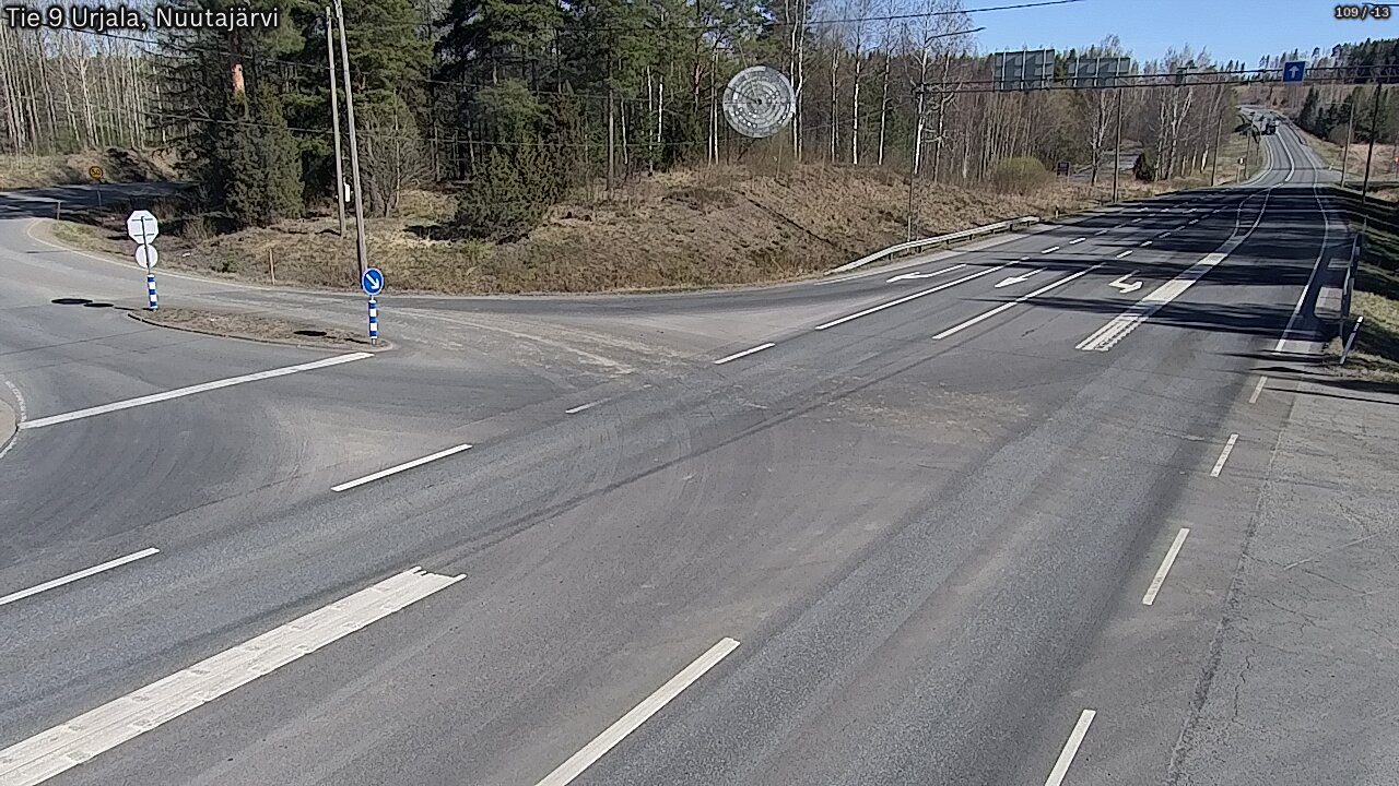 Kelikamerat Kuva Tie 9 Urjala, Nuutajärvi, Urjala, Pirkanmaa