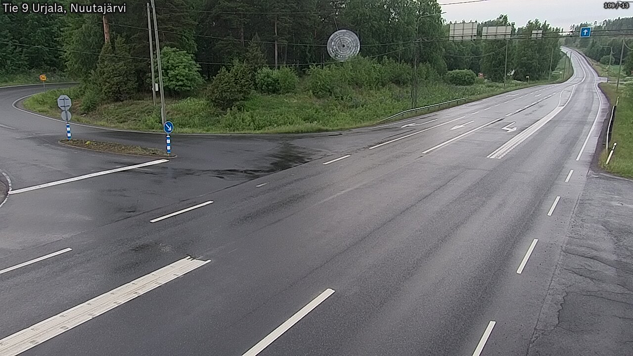 Kelikamerat Kuva Tie 9 Urjala, Nuutajärvi, Urjala, Pirkanmaa
