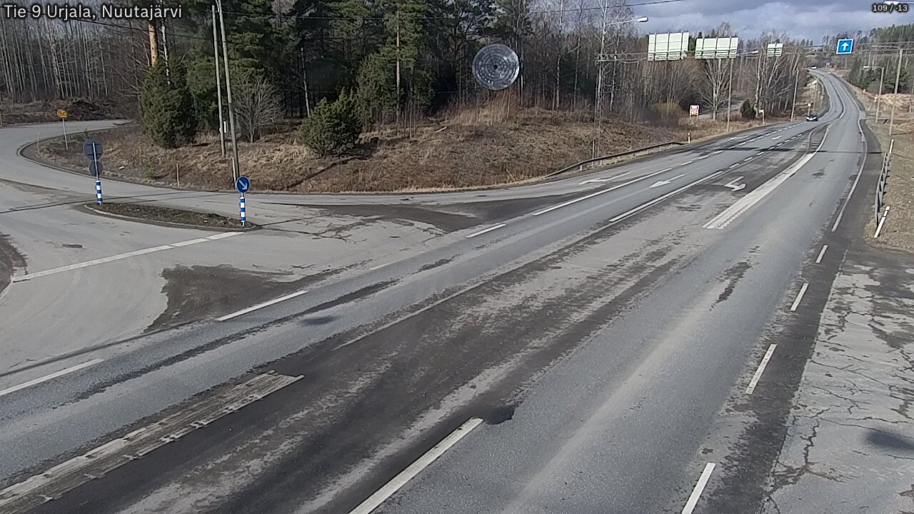 Weather Camera Image Road 9 Urjala, Nuutajärvi, Urjala, Pirkanmaa