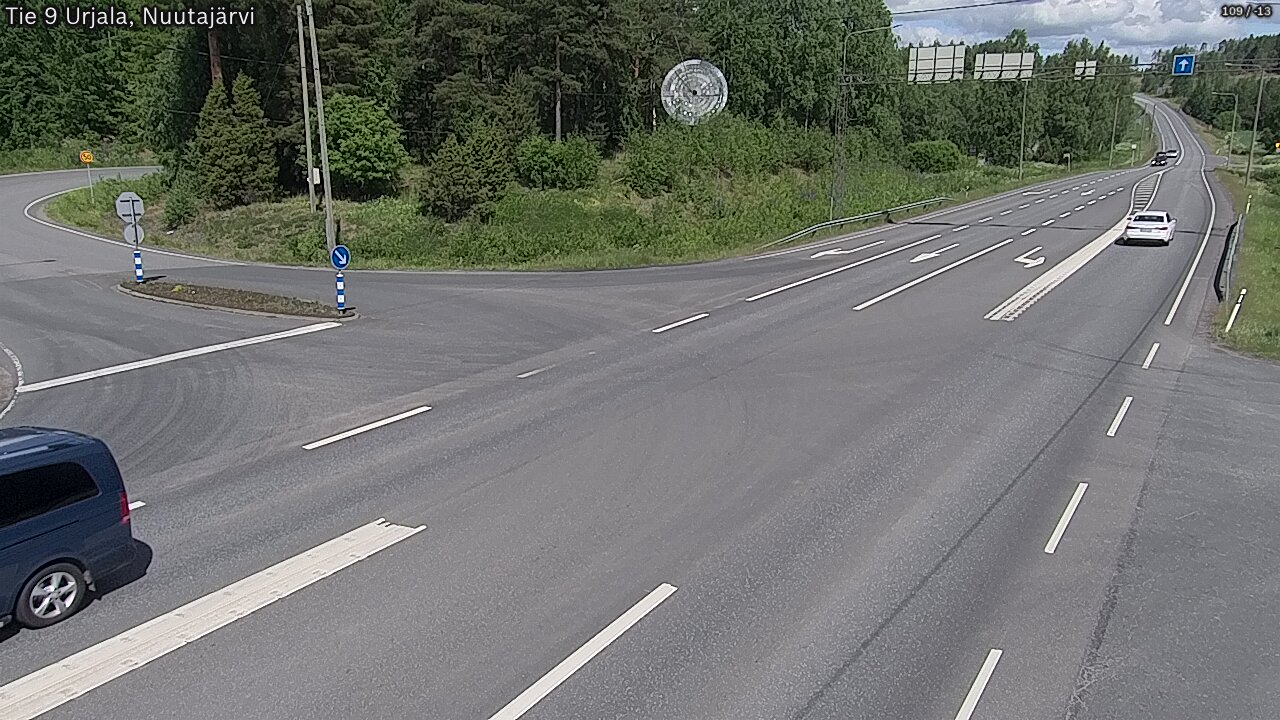 Kelikamerat Kuva Tie 9 Urjala, Nuutajärvi, Urjala, Pirkanmaa