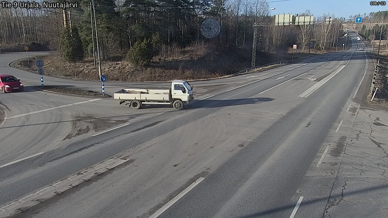 Weather Camera Image Road 9 Urjala, Nuutajärvi, Urjala, Pirkanmaa