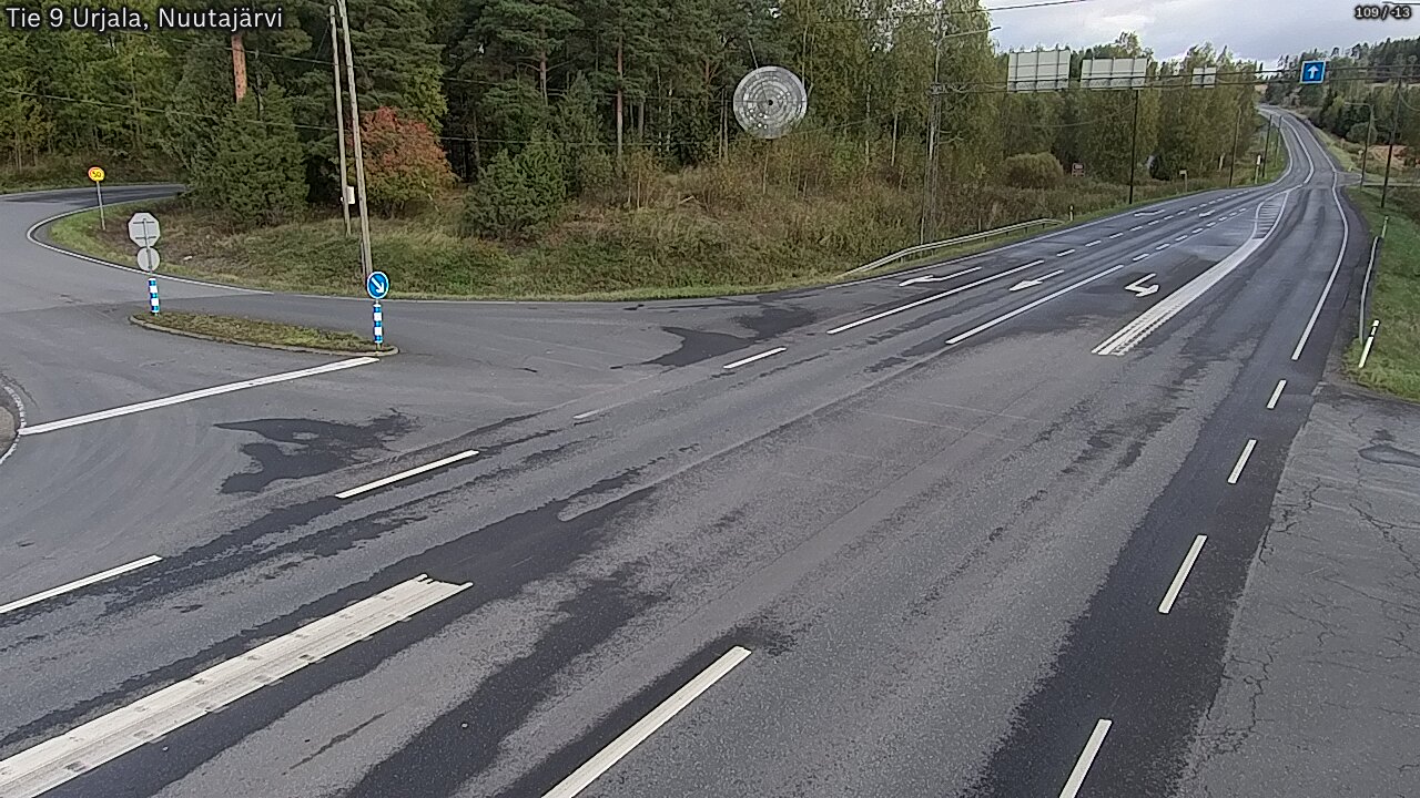 Weather Camera Image Road 9 Urjala, Nuutajärvi, Urjala, Pirkanmaa