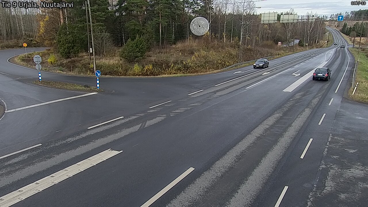 Kelikamerat Kuva Tie 9 Urjala, Nuutajärvi, Urjala, Pirkanmaa