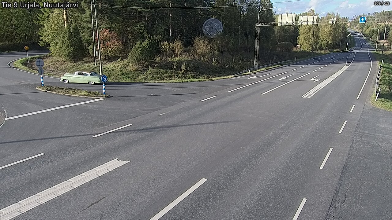Weather Camera Image Väg 9 Urjala, Notsjö, Urjala, Pirkanmaa