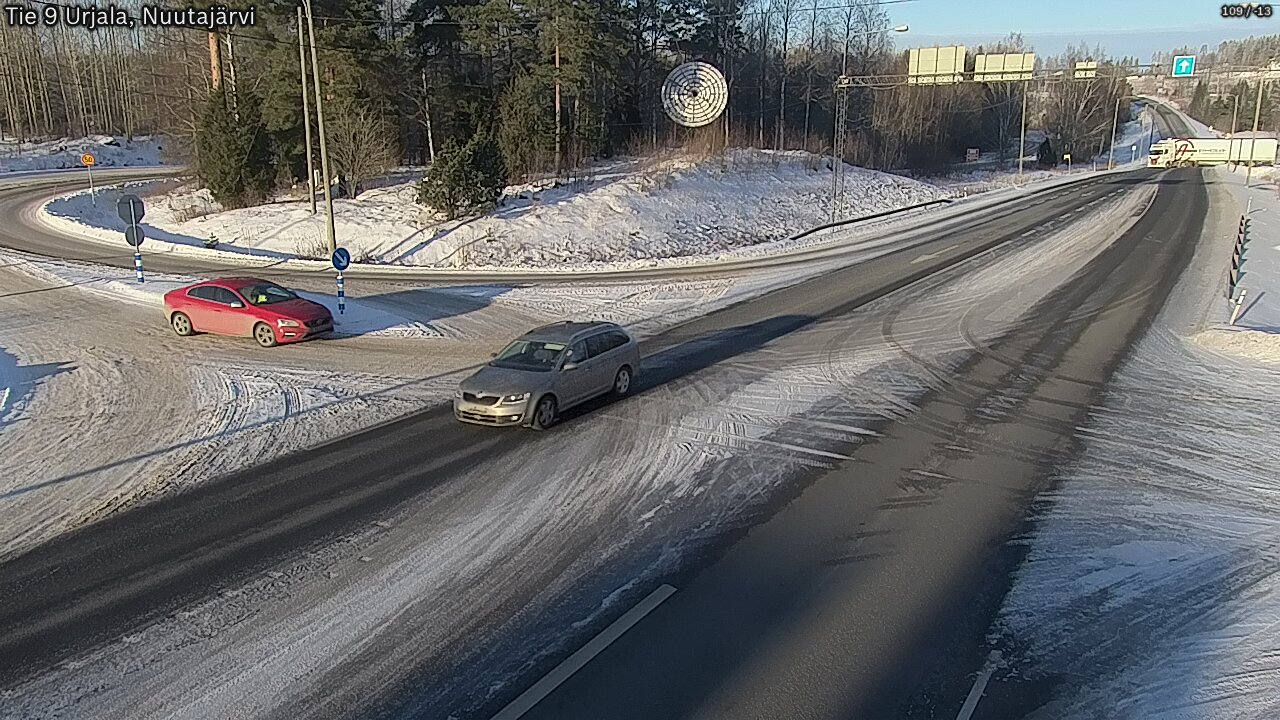 Kelikamerat Kuva Tie 9 Urjala, Nuutajärvi, Urjala, Pirkanmaa