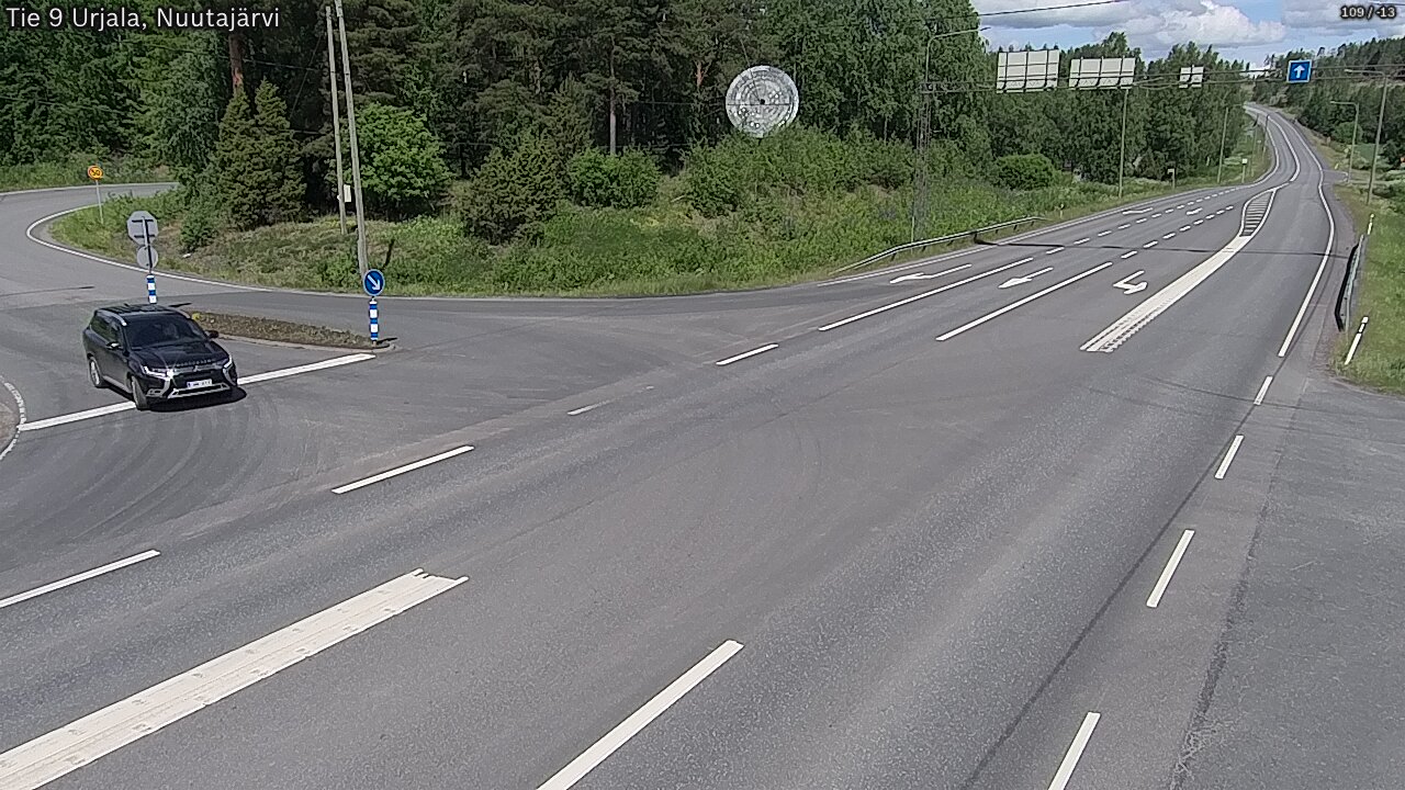 Kelikamerat Kuva Tie 9 Urjala, Nuutajärvi, Urjala, Pirkanmaa