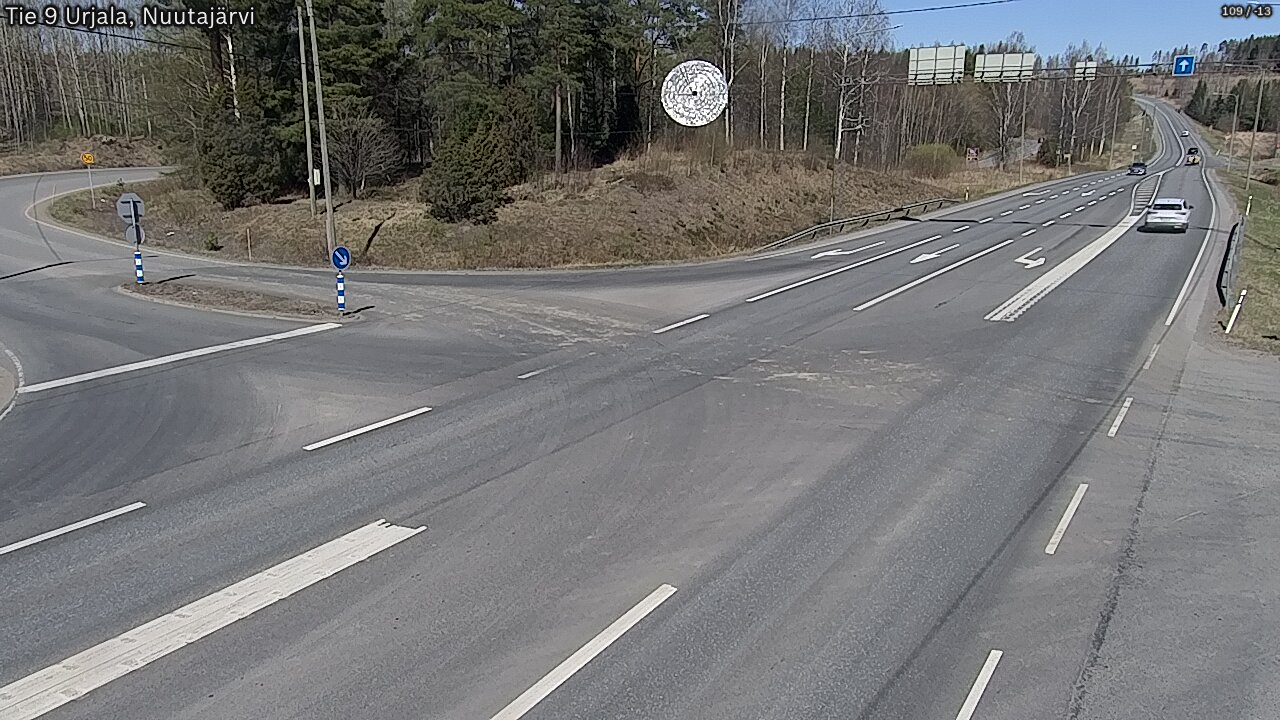 Kelikamerat Kuva Tie 9 Urjala, Nuutajärvi, Urjala, Pirkanmaa