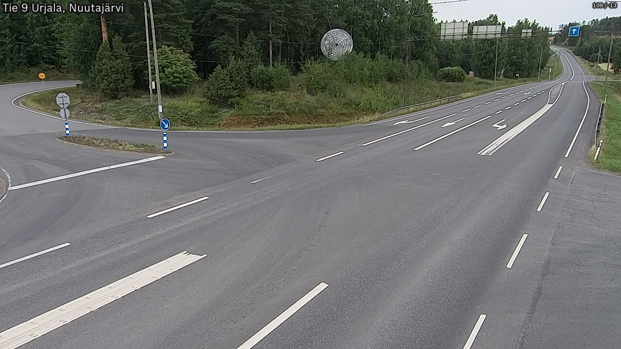 Weather Camera Image Road 9 Urjala, Nuutajärvi, Urjala, Pirkanmaa
