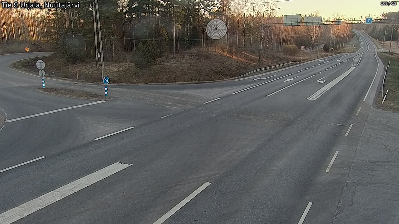 Kelikamerat Kuva Tie 9 Urjala, Nuutajärvi, Urjala, Pirkanmaa