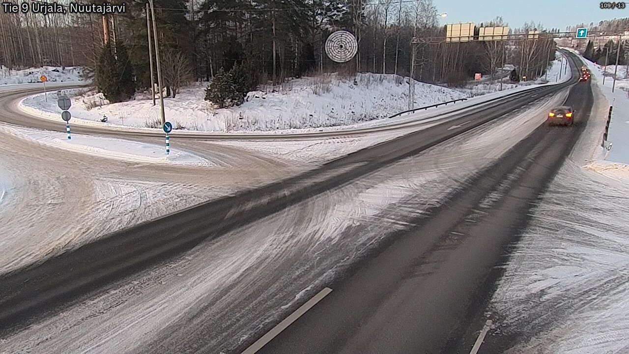 Kelikamerat Kuva Tie 9 Urjala, Nuutajärvi, Urjala, Pirkanmaa