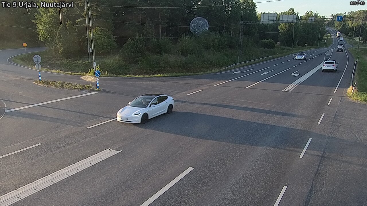 Kelikamerat Kuva Tie 9 Urjala, Nuutajärvi, Urjala, Pirkanmaa