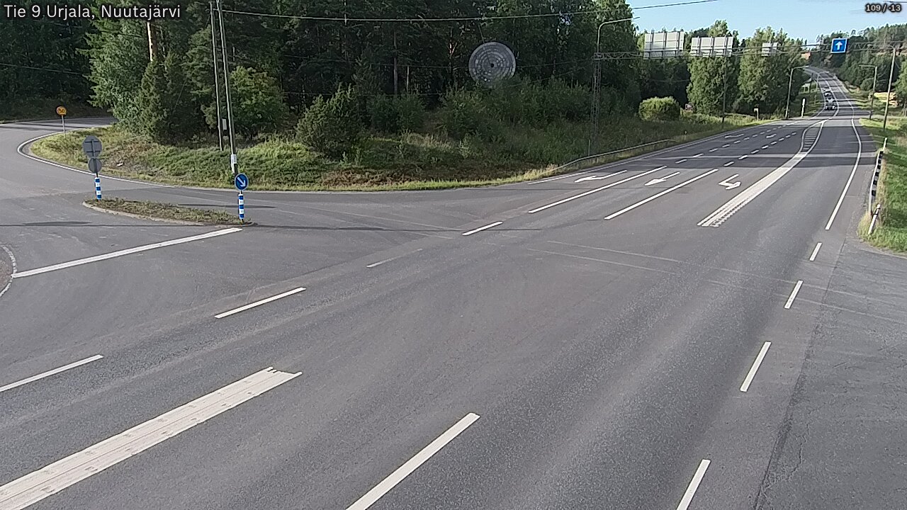 Kelikamerat Kuva Tie 9 Urjala, Nuutajärvi, Urjala, Pirkanmaa