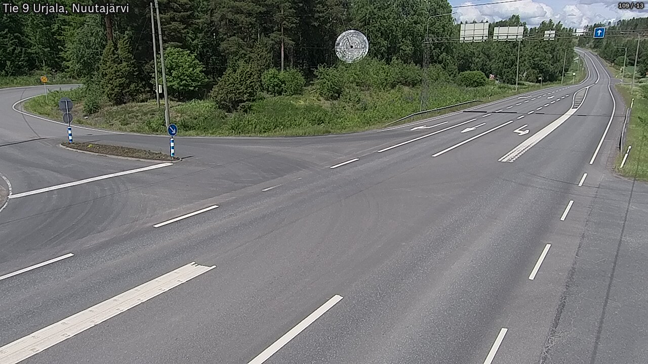 Kelikamerat Kuva Tie 9 Urjala, Nuutajärvi, Urjala, Pirkanmaa