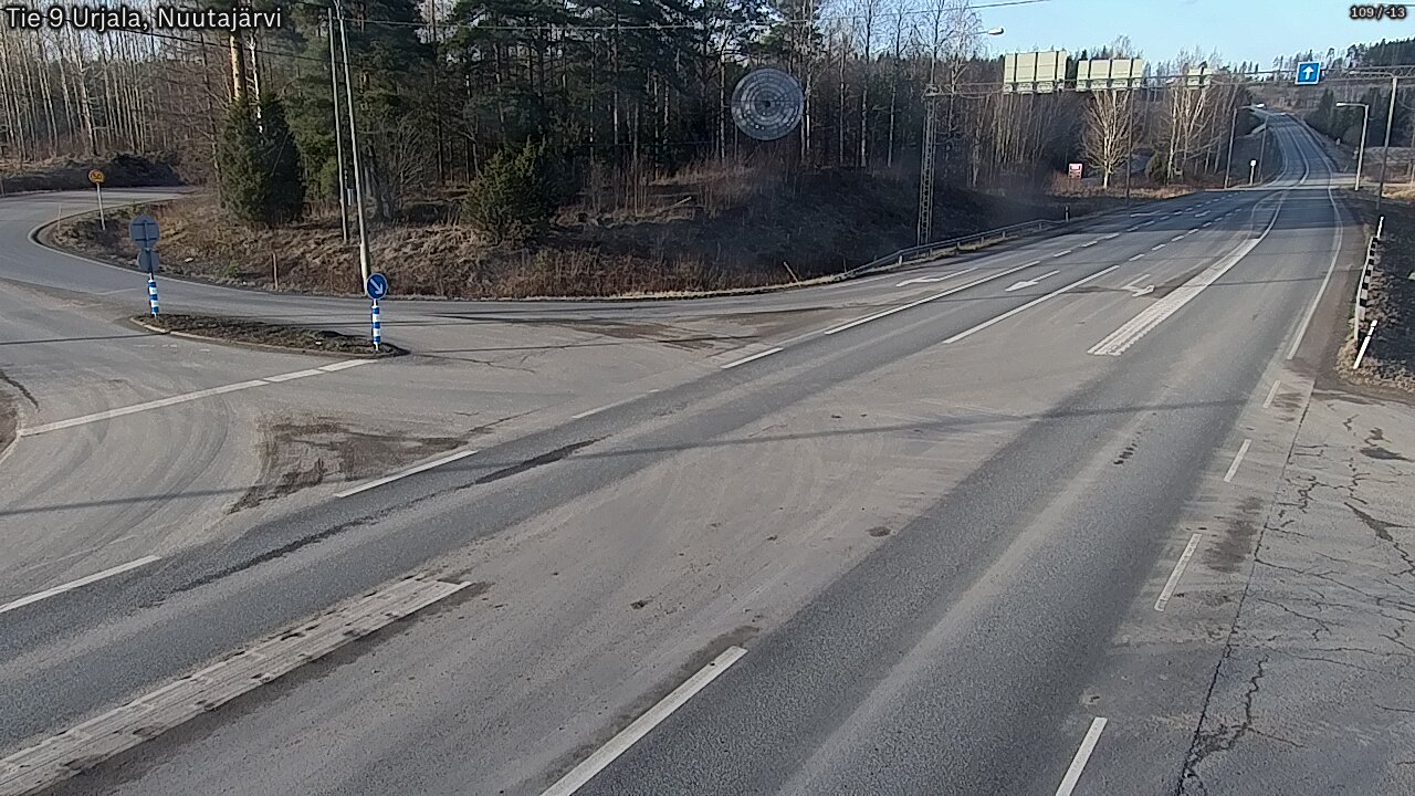 Weather Camera Image Road 9 Urjala, Nuutajärvi, Urjala, Pirkanmaa