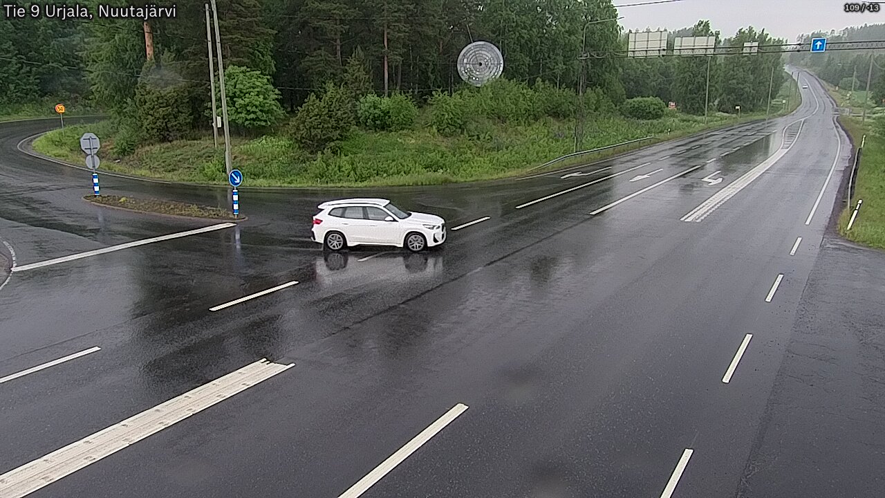 Kelikamerat Kuva Tie 9 Urjala, Nuutajärvi, Urjala, Pirkanmaa