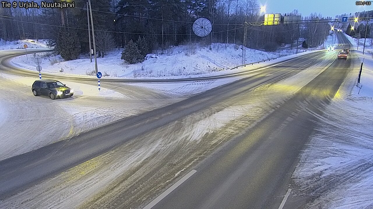 Kelikamerat Kuva Tie 9 Urjala, Nuutajärvi, Urjala, Pirkanmaa