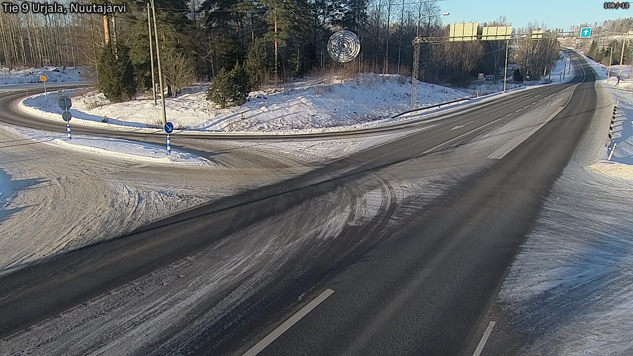 Weather Camera Image Road 9 Urjala, Nuutajärvi, Urjala, Pirkanmaa