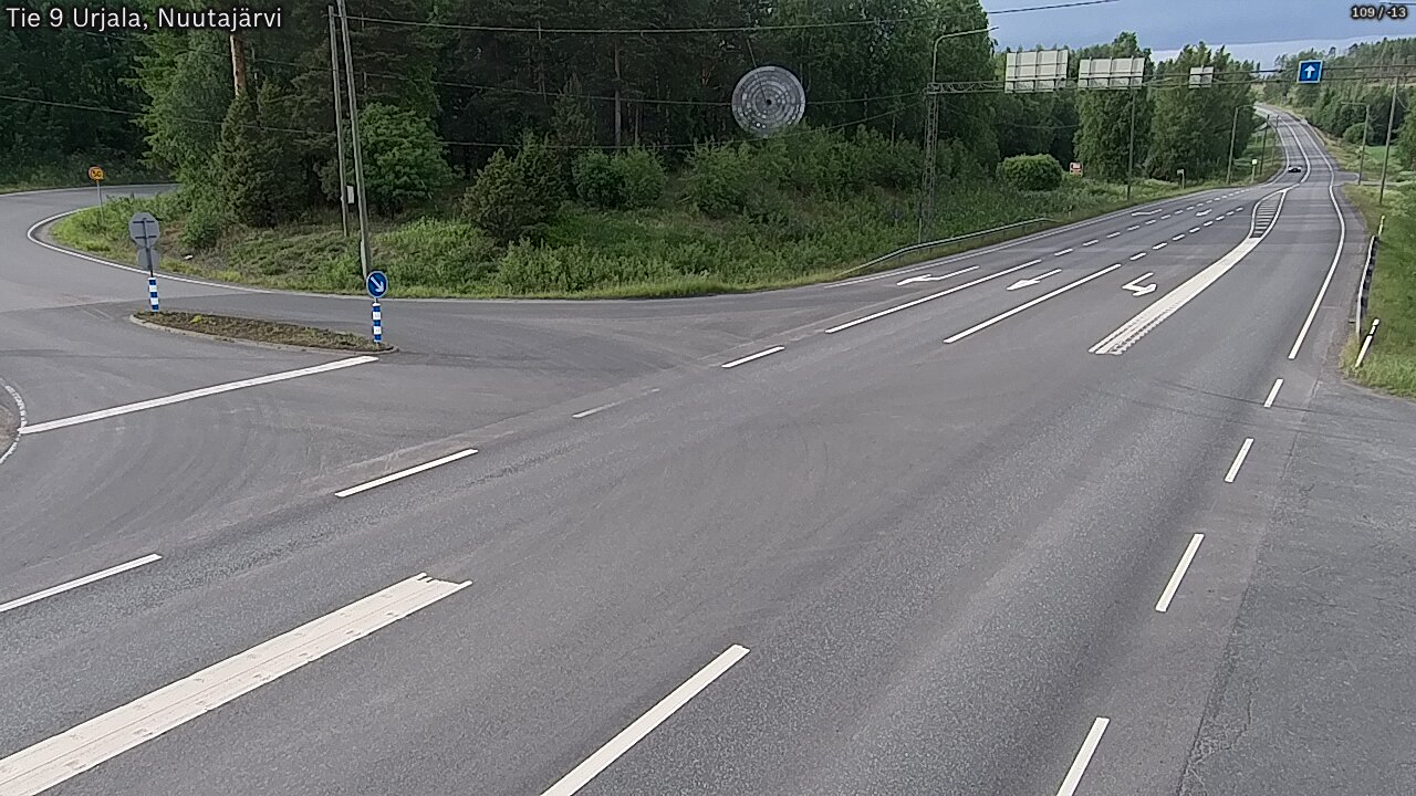 Kelikamerat Kuva Tie 9 Urjala, Nuutajärvi, Urjala, Pirkanmaa