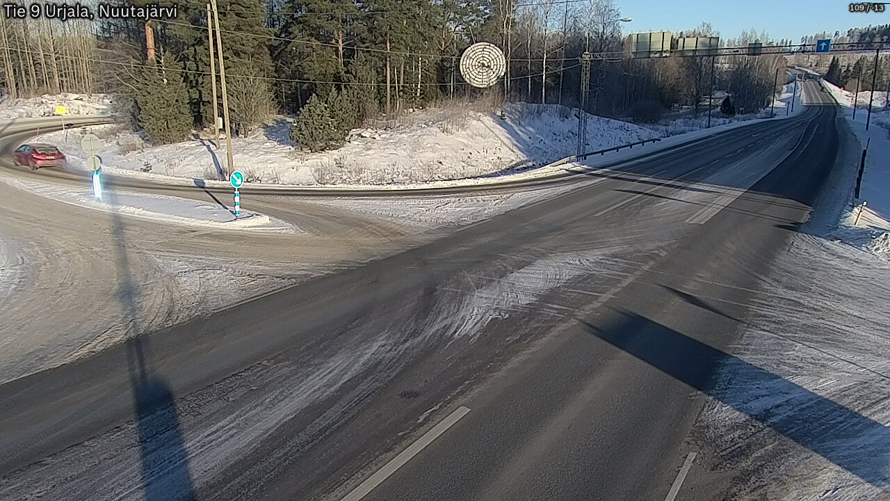Weather Camera Image Väg 9 Urjala, Notsjö, Urjala, Pirkanmaa
