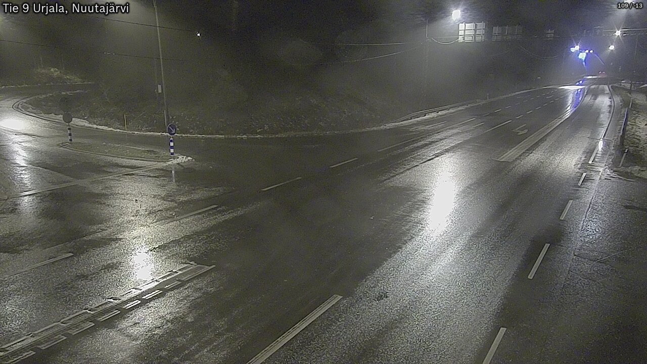 Weather Camera Image Väg 9 Urjala, Notsjö, Urjala, Pirkanmaa