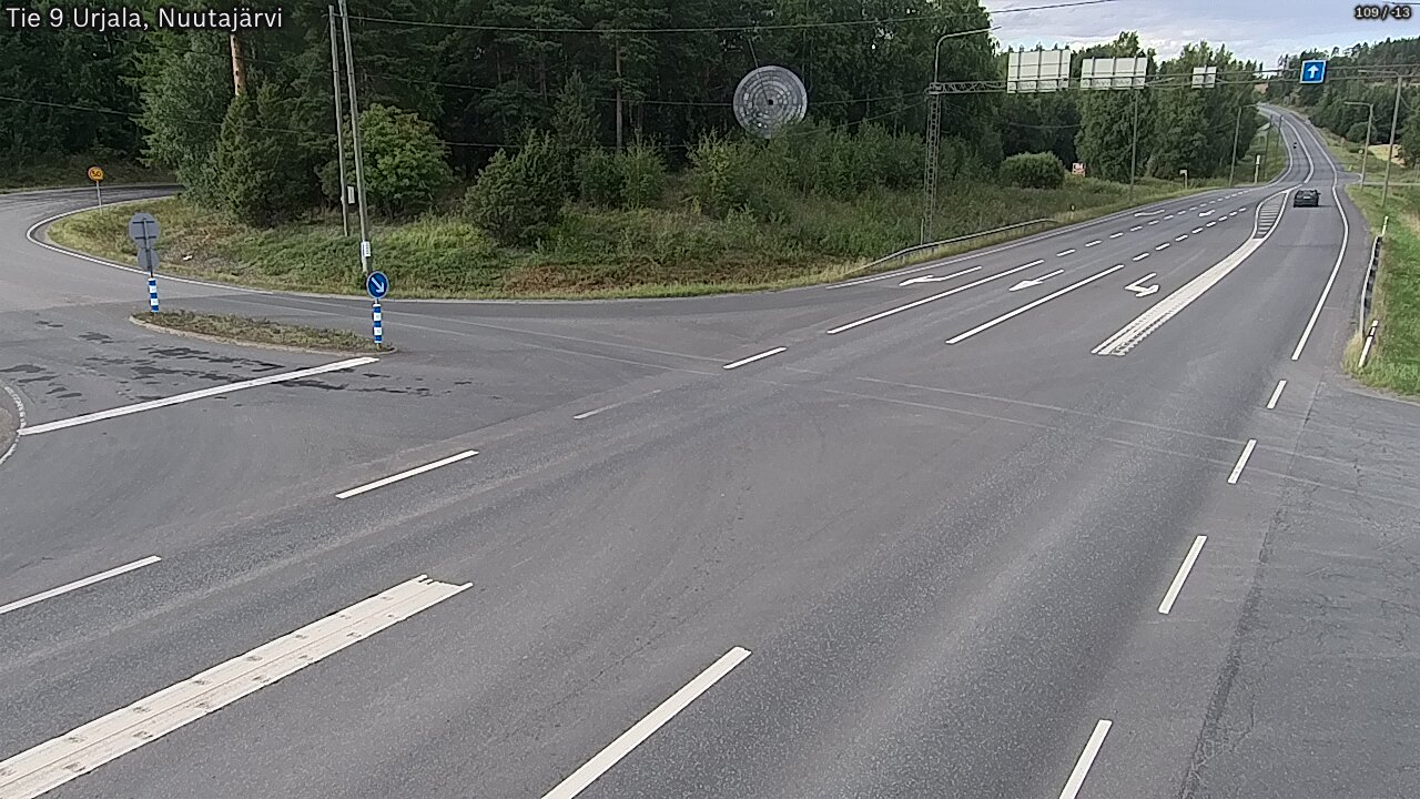 Kelikamerat Kuva Tie 9 Urjala, Nuutajärvi, Urjala, Pirkanmaa