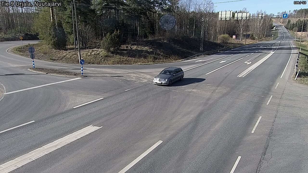 Kelikamerat Kuva Tie 9 Urjala, Nuutajärvi, Urjala, Pirkanmaa