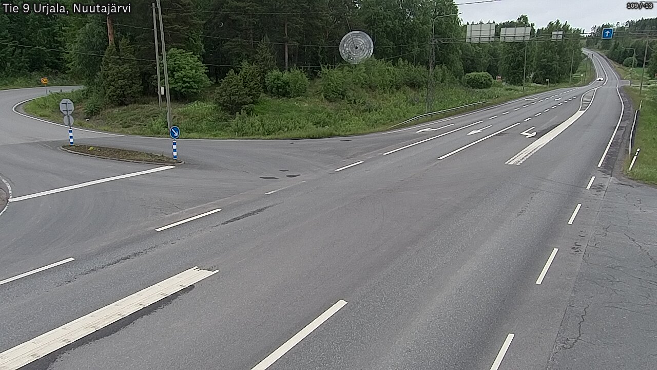 Kelikamerat Kuva Tie 9 Urjala, Nuutajärvi, Urjala, Pirkanmaa