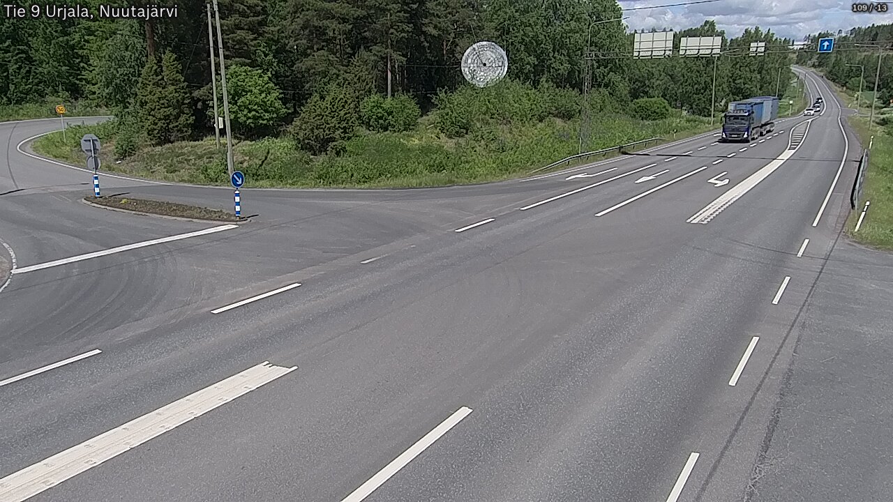 Kelikamerat Kuva Tie 9 Urjala, Nuutajärvi, Urjala, Pirkanmaa