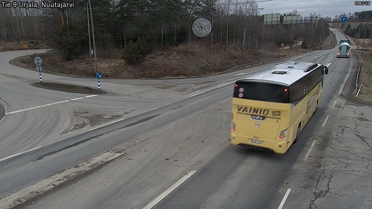 Kelikamerat Kuva Tie 9 Urjala, Nuutajärvi, Urjala, Pirkanmaa