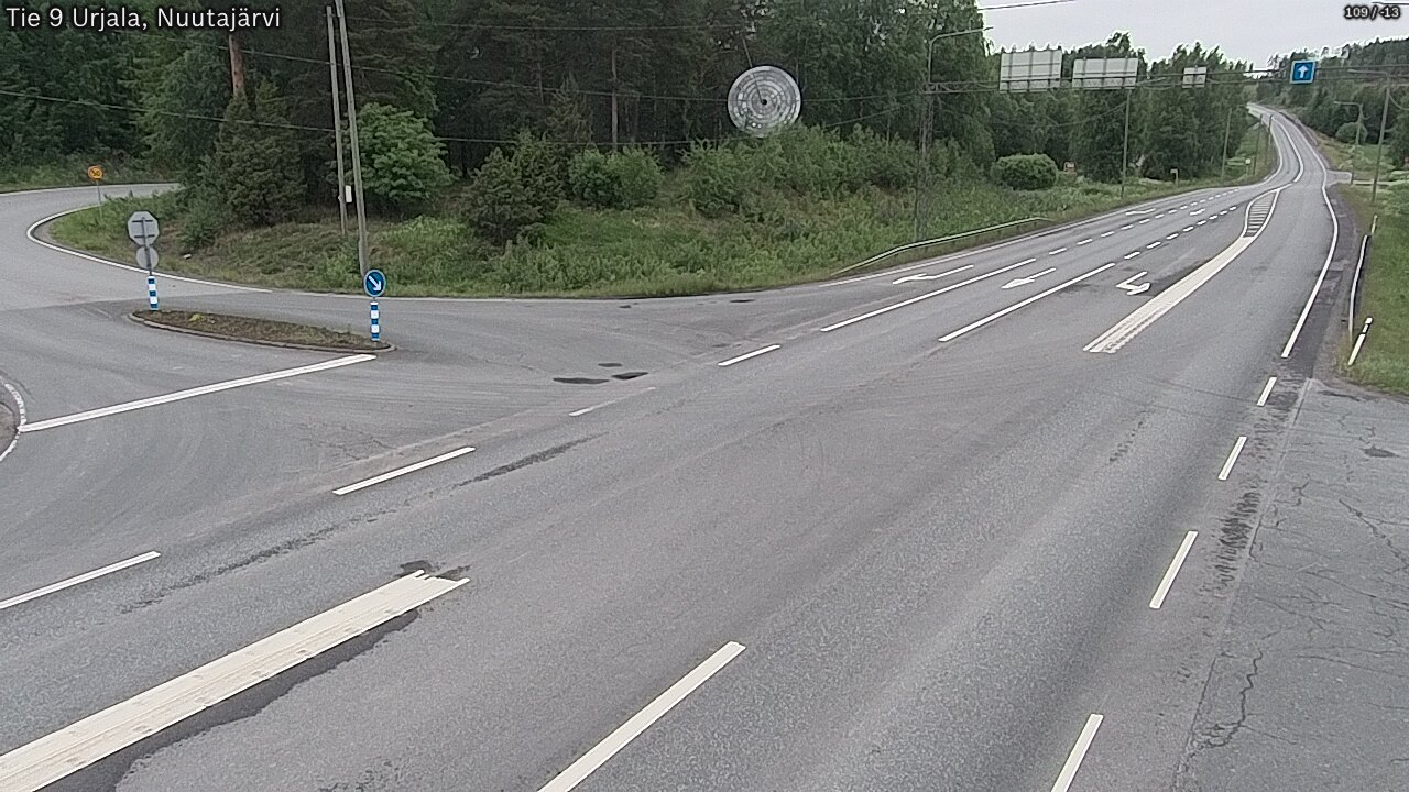 Kelikamerat Kuva Tie 9 Urjala, Nuutajärvi, Urjala, Pirkanmaa