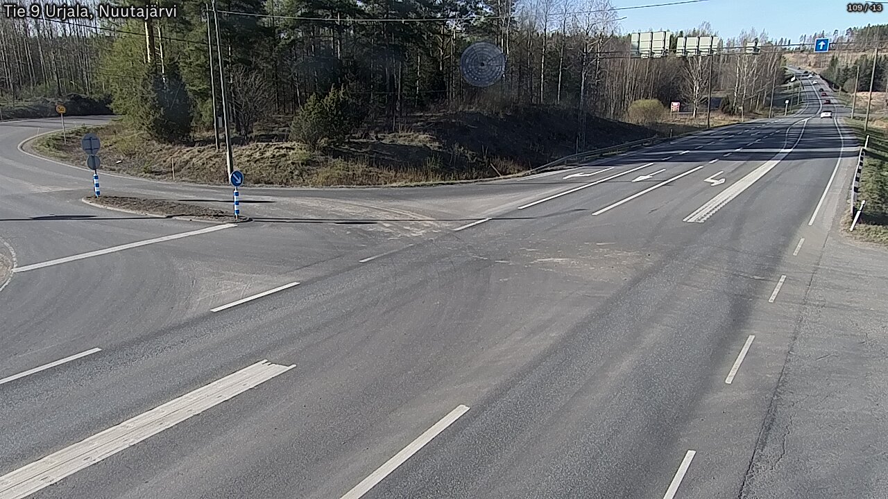 Kelikamerat Kuva Tie 9 Urjala, Nuutajärvi, Urjala, Pirkanmaa