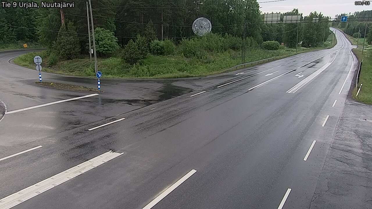 Kelikamerat Kuva Tie 9 Urjala, Nuutajärvi, Urjala, Pirkanmaa