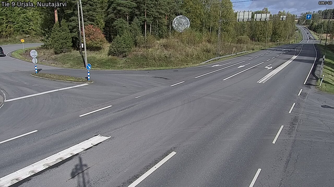 Kelikamerat Kuva Tie 9 Urjala, Nuutajärvi, Urjala, Pirkanmaa