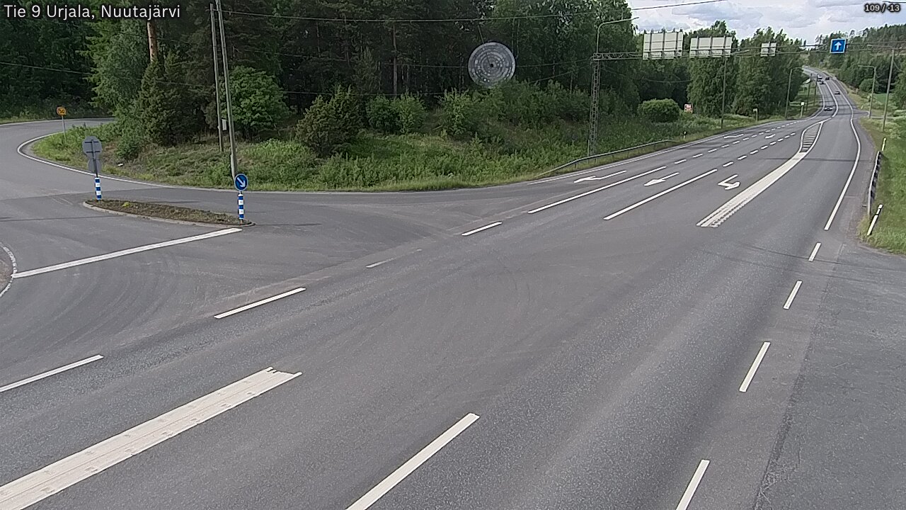 Kelikamerat Kuva Tie 9 Urjala, Nuutajärvi, Urjala, Pirkanmaa