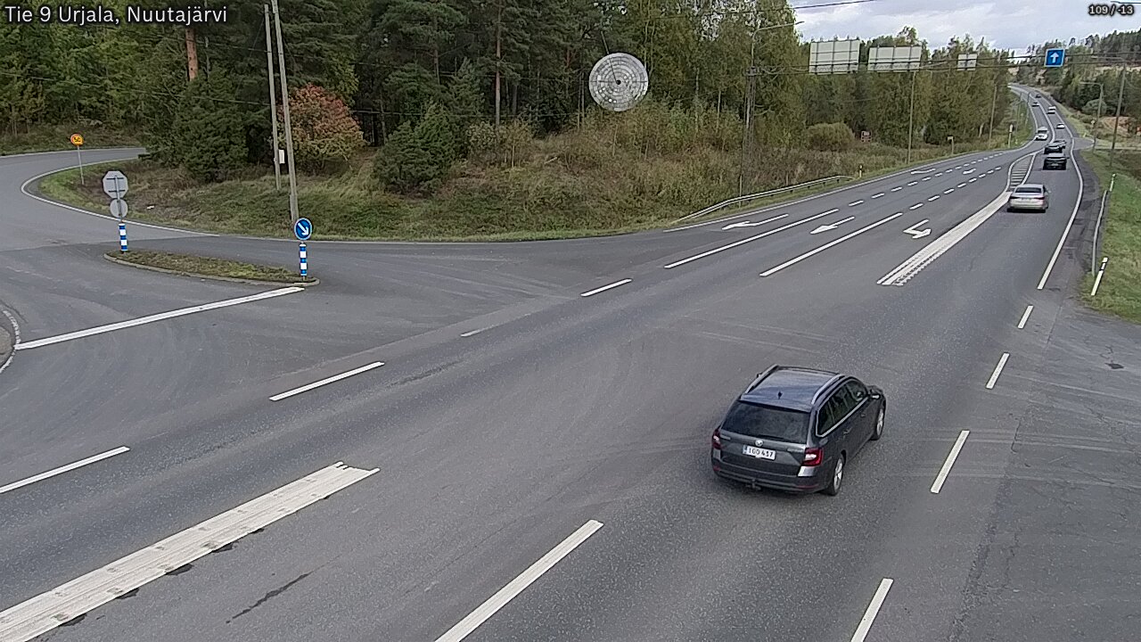 Kelikamerat Kuva Tie 9 Urjala, Nuutajärvi, Urjala, Pirkanmaa