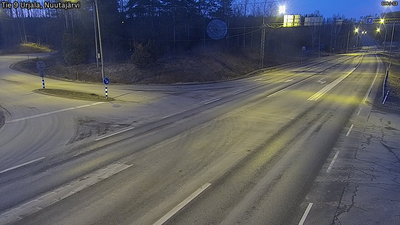 Weather Camera Image Road 9 Urjala, Nuutajärvi, Urjala, Pirkanmaa