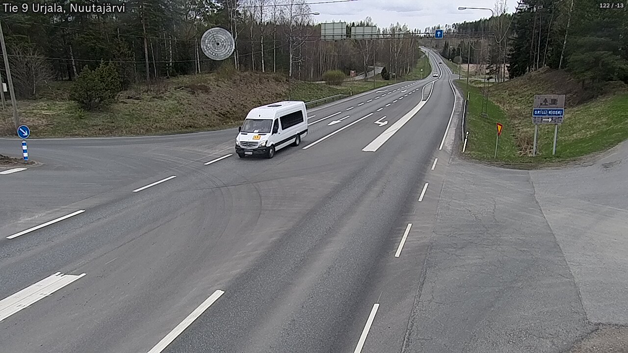 Kelikamerat Kuva Tie 9 Urjala, Nuutajärvi, Urjala, Pirkanmaa