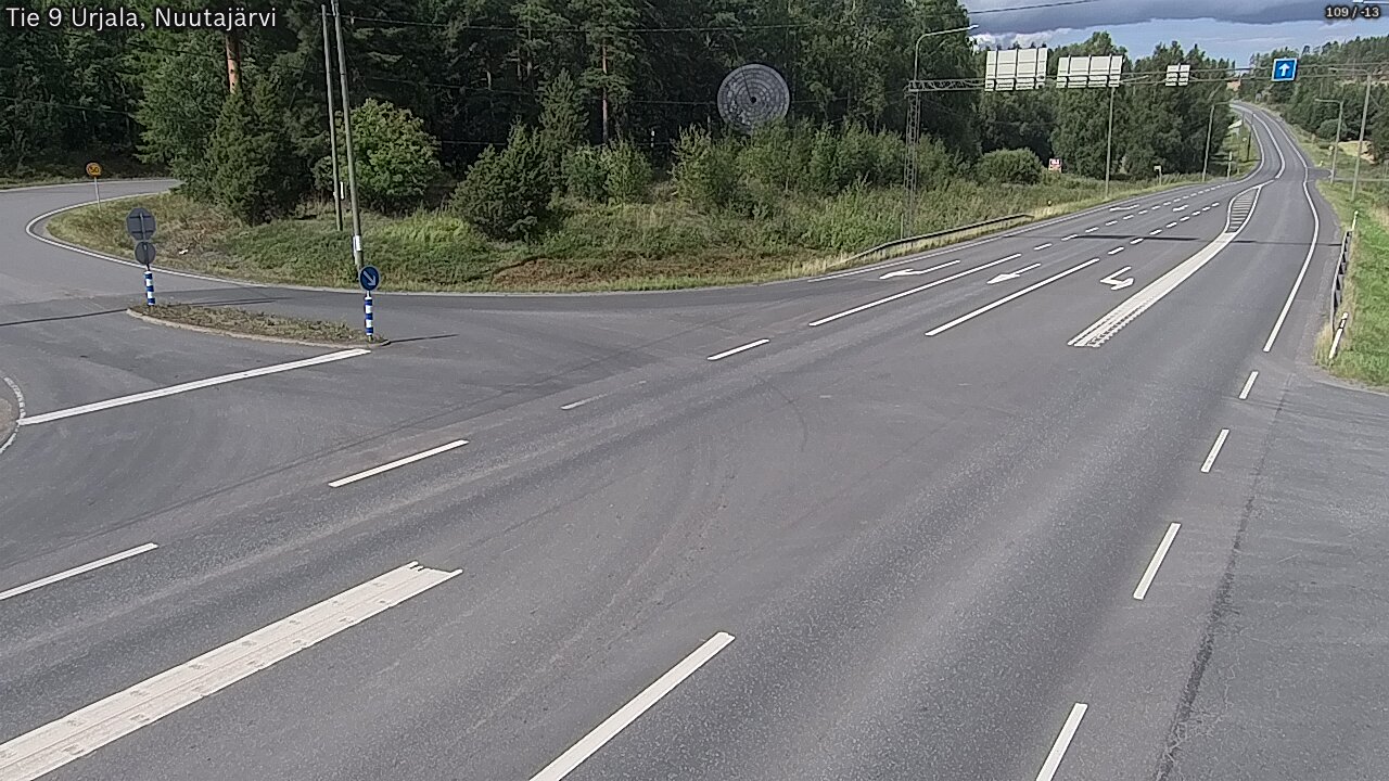 Kelikamerat Kuva Tie 9 Urjala, Nuutajärvi, Urjala, Pirkanmaa