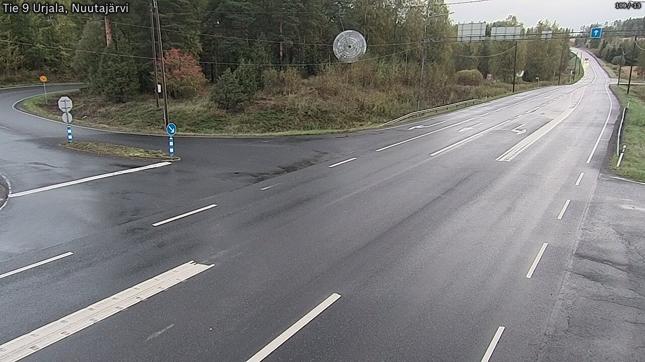 Kelikamerat Kuva Tie 9 Urjala, Nuutajärvi, Urjala, Pirkanmaa