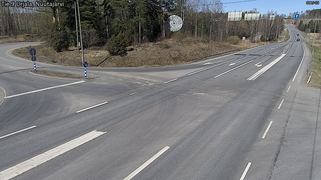 Kelikamerat Kuva Tie 9 Urjala, Nuutajärvi, Urjala, Pirkanmaa
