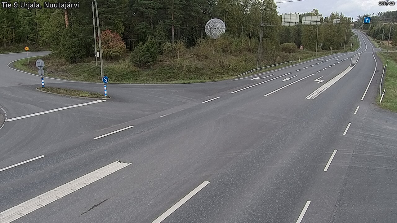 Kelikamerat Kuva Tie 9 Urjala, Nuutajärvi, Urjala, Pirkanmaa