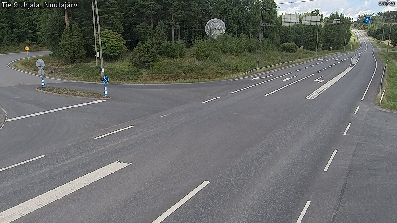 Kelikamerat Kuva Tie 9 Urjala, Nuutajärvi, Urjala, Pirkanmaa