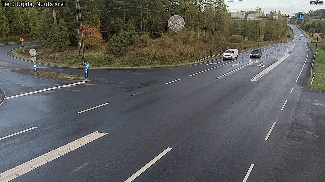 Weather Camera Image Road 9 Urjala, Nuutajärvi, Urjala, Pirkanmaa
