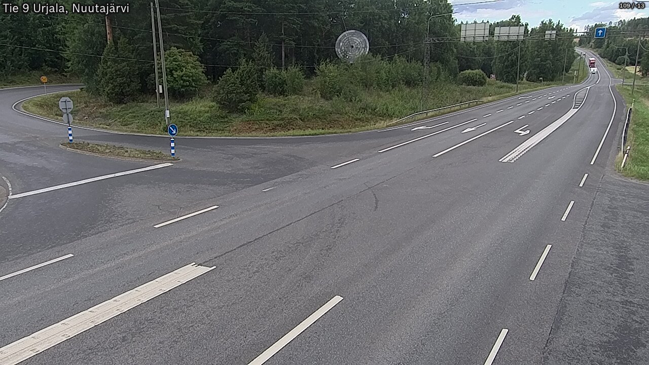 Kelikamerat Kuva Tie 9 Urjala, Nuutajärvi, Urjala, Pirkanmaa