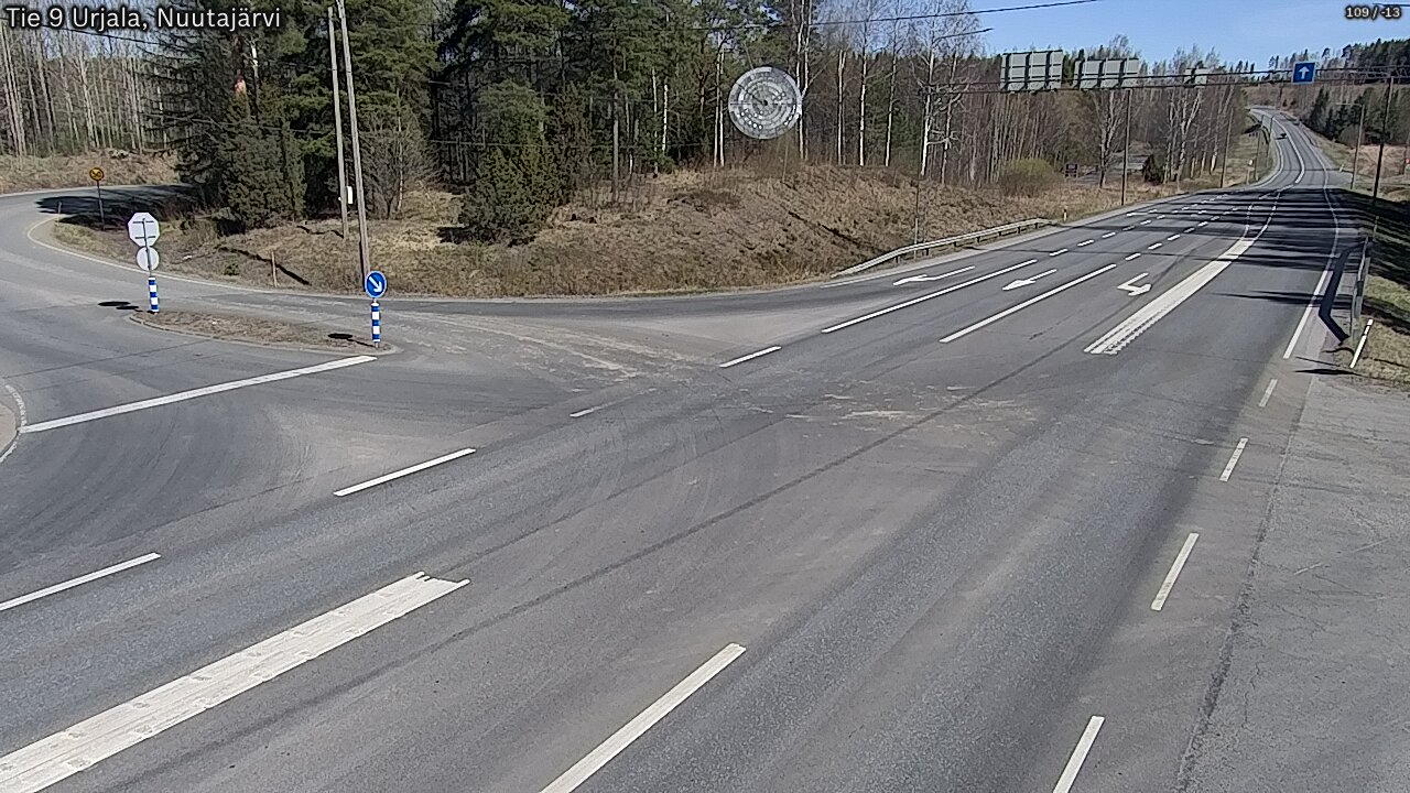 Kelikamerat Kuva Tie 9 Urjala, Nuutajärvi, Urjala, Pirkanmaa