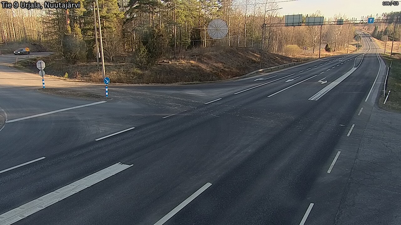 Kelikamerat Kuva Tie 9 Urjala, Nuutajärvi, Urjala, Pirkanmaa