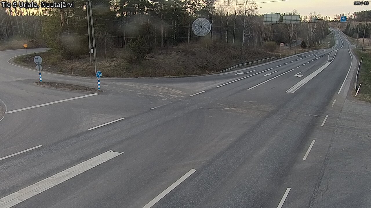 Kelikamerat Kuva Tie 9 Urjala, Nuutajärvi, Urjala, Pirkanmaa